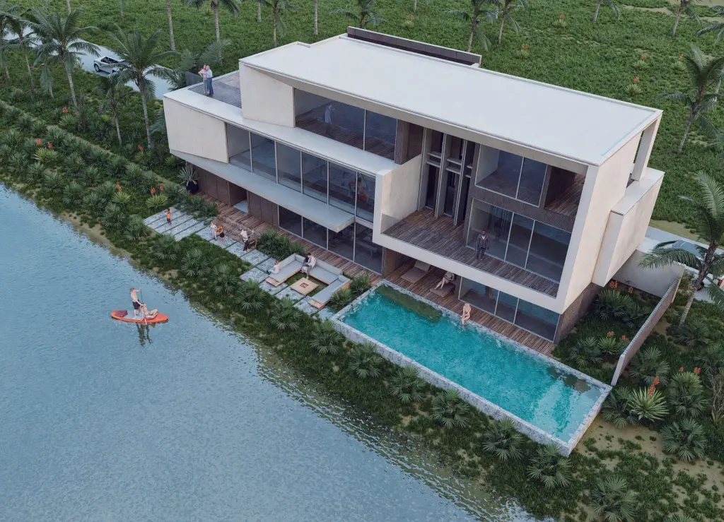 Vue des ZENIA Villas à Lomé
