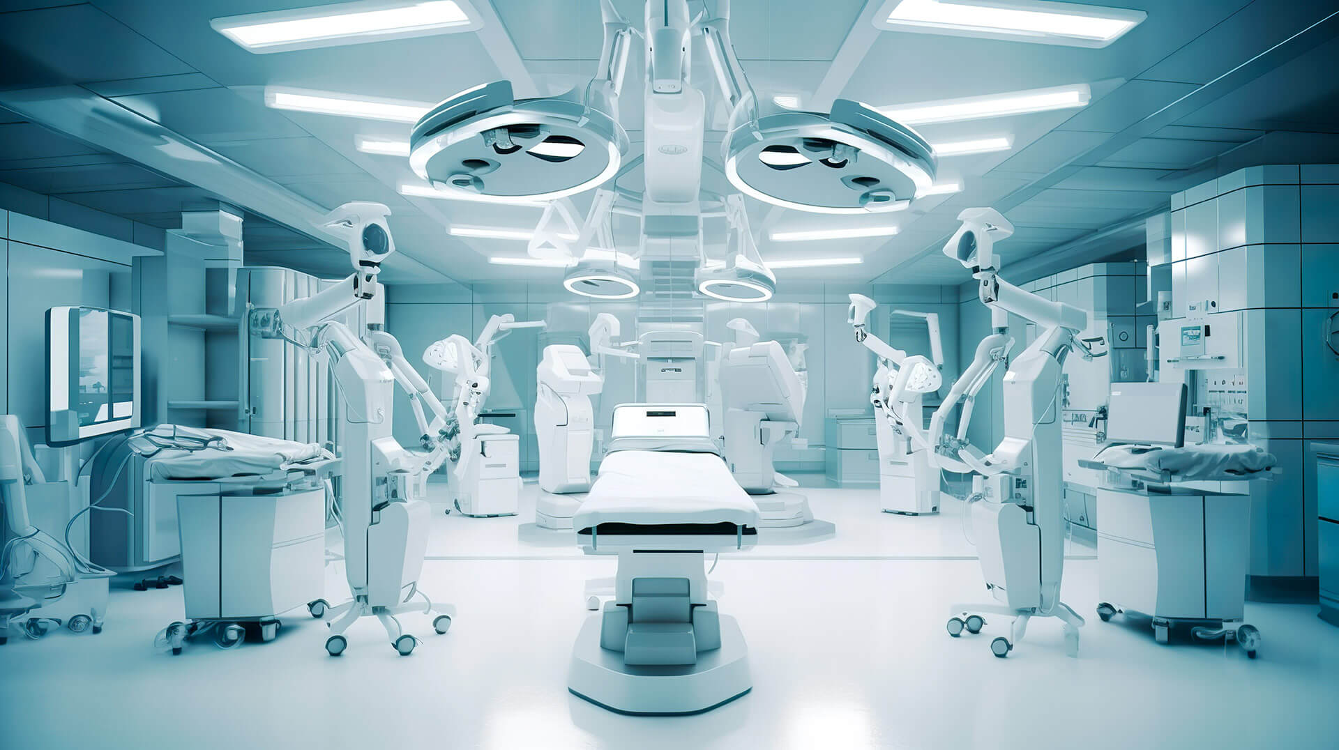 Bloc opératoire moderne avec équipement chirurgical
